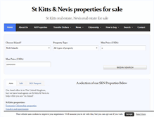 Tablet Screenshot of buynevisvillas.com